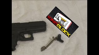 Upgrading a Glock Trigger Connector Safety Spring and Firing Pin Spring  King Glock Kingglock [upl. by Nyliak]