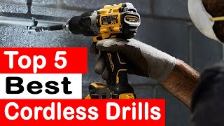 Top 5 Best Cordless Drills Review 2024 [upl. by Navinod510]