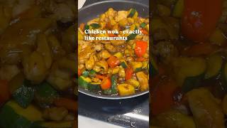 CHICKEN WOK EXACTLY LIKE RESTAURANT perfect dinner under 20 minutes food cooking [upl. by Petey]