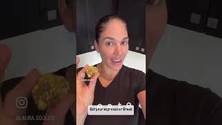 Greek Baklava Bites 😍 greece health food foodie motivation easyrecipe fitness snacks easy [upl. by Leirum]