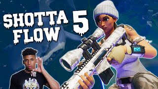 Fortnite Montage  quotSHOTTA FLOW 5quot NLE Choppa [upl. by Anelahs]