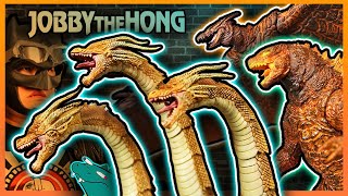 Hiya Toys Godzilla  KING GHIDORAH  Rodan TRIPLE REVIEW [upl. by Jarlathus643]