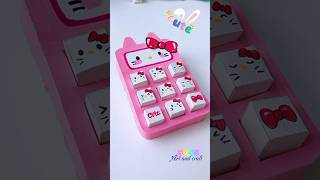 DIY Hello kitty popup calculator shorts tonniartandcraft craft love art [upl. by Aivat]