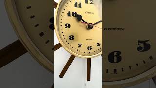 Vintage Starburst CHRONOS Electronic Quartz German Wall Clock  Item 2830  Adelaide Clocks [upl. by Keegan]