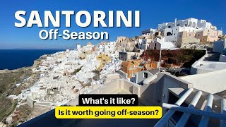 SANTORINI GREECE OffSeason What Its Like and Is It Worth Visiting OffSeason [upl. by Fremont930]