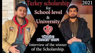 Turkey Scholarship 2021 for School level and university Turkiye Diyanet Scholarship [upl. by Eiramnwad]