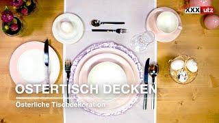 Osterdekoration für den Esstisch  DIY Ostertisch  XXXLutz [upl. by Ebehp]