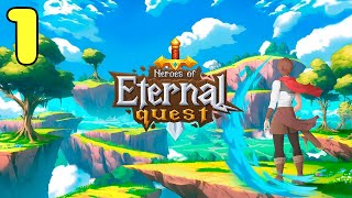 ¡Ya ha salido el nuevo juego tipo Loop Hero  Heroes of Eternal Quest 1 Gameplay Español [upl. by Nilved]