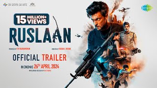 Ruslaan Official Trailer  Aayush Sharma Jagapathi Babu Sushrii  Karan B  Radhamohan  26th Apr [upl. by Sheng906]