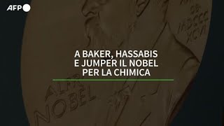 Nobel per la Chimica 2024 a Baker Hassabis E Jumper [upl. by Varden]