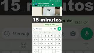 🔥 Cómo EDITAR mensajes de WhatsApp Corregir mensajes durante 15 min después del envío shorts [upl. by Nayrb]