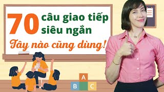 70 CÂU TIẾNG ANH GIAO TIẾP CƠ BẢN CỦA NGƯỜI MỸ  Khóa học tiếng Anh giao tiếp cho người đi làm [upl. by Enihpets969]