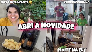 ESSA É A NOVIDADE😱FOMOS PRA CASA DA ELYCHURRASQUINHO PRO ALMOÇONOVO INTEGRANTE DA FAMÍLIA🤣NO SÍTIO [upl. by Yelmene]