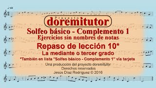 Clase 10 de solfeo sin nombres de notas  Aprender a leer música tocar y cantar por nota [upl. by Ahsial]