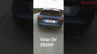 Range Rover Velar SV Acceleration Sound [upl. by Ayotnahs]