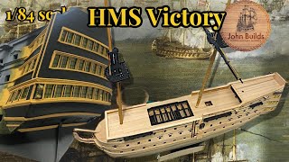 184 Model Ship Building  HMS Victory  2020 Build Montage 6 [upl. by Darryn479]