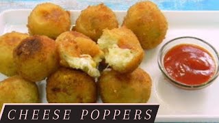 Cheese Poppers Cheese Balls Recipe  Crispy Cheese Balls soft centre  चीज़ बॉल्ज़  Food Fiestaa [upl. by Navets300]