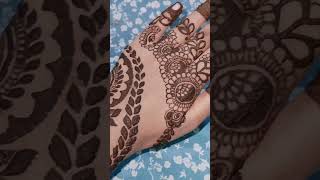 simple Mehndi design for you 😍youtubeshorts beautifulmehndidesign mehndihennaartist henna [upl. by Neelik674]