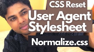 What is CSS Reset User Agent Stylesheet amp Normalizecss Full Description in HindiKnown Technical [upl. by Enailuj]