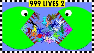 999 LIVES  Colour Stickmen Survival 2 [upl. by Learsi]