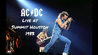 ACDC  Live at Houston Summit October 1983 Remastered [upl. by Wilie]