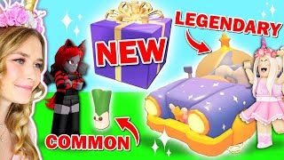 NEW PRESENTS In Adopt Me First To Get A LEGENDARY WINS Roblox [upl. by Namhcan]