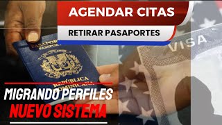 AGENDAR CITA PARA RETIRAR PASAPORTES VISADOS ✅MIGRANDO EL PERFIL AL NUEVO SISTEMA AISUSVISA [upl. by Yhtomiht]