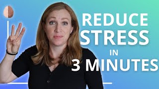 3Minute Stress Management Reduce Stress With This Short Activity [upl. by Ainerbas]