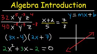 Algebra Introduction  Basic Overview  Online Crash Course Review Video Tutorial Lessons [upl. by Waldon519]