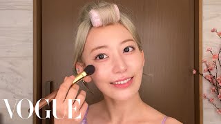 LE SSERAFIM’s SAKURA on Hydrating Skin Care and Lash Curling  Beauty Secrets  Vogue [upl. by Gladys]