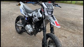 WR125X SUPERMOTO TUNING STORY [upl. by Enoyrt]