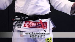 How To Tie a Jiu Jitsu Belt  NJ Jiu Jitsu  NJ United MMA [upl. by Nosirb]