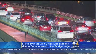 Commuters Hit With First Comm Ave Bridge Replacement Disruptions [upl. by Nils114]