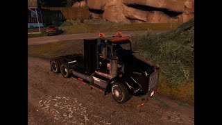 KENWORTH T800  CARGA DE MATERIALES 34 T americantrucksimulator [upl. by Enylodnewg]