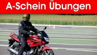 Praktische Übungen für Motorradführerschein [upl. by Tega]