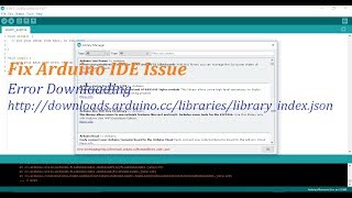 How To Fix Arduino IDE Additional Library Installation Error [upl. by Arait]