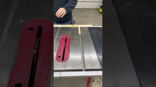 Quick Easy Crosscut Sled for Creating Tenons tablesaw woodworkingjig woodworkingtool woodworking [upl. by Rokach979]