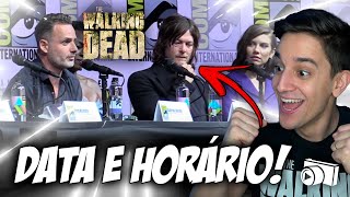 OFICIAL DATA E HORÁRIO DO TRAILER ATORES CONFIRMADOS E MAIS DE THE WALKING DEAD NA COMIC CON [upl. by Naam]