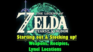 Tears of the Kingdom  Starting out Food Weapon Lynel locations [upl. by Stacee]