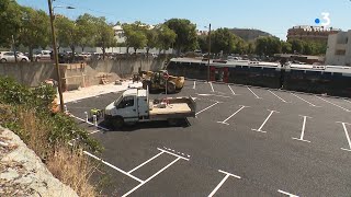 Nouveau parking gare de Bastia [upl. by Vander]