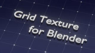 Blender  Procedural Grid Texture short tutorial [upl. by Pasadis713]