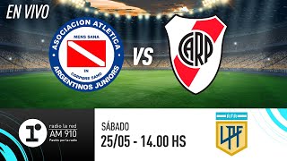 ARGENTINOS JUNIORS VS RIVER  EN VIVO  LIGA PROFESIONAL [upl. by Atilem543]