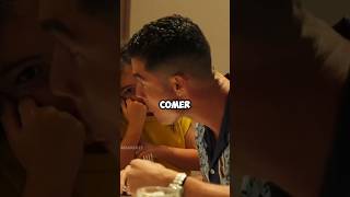 La comida quemada de Georgina derretirá tu corazón ¡La conmovedora reacción de Ronaldo 🧐ll ronaldo [upl. by Shiller]