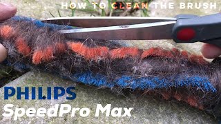 How to Remove and Clean the Brush  Philips SpeedPro Max FC 6823 [upl. by Tenej]