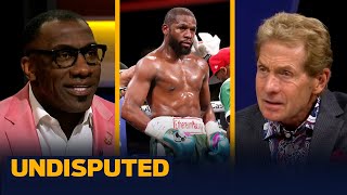 Floyd Mayweather vs John Gotti III fight ends in chaos after disqualification  BOXING  UNDISPUTED [upl. by Dygall]