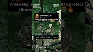 Neji death😭🥺anime animation naruto narutoshippunden ytshorts [upl. by Ejrog]