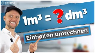 1m³ in dm³  Einheiten umrechnen [upl. by Dixil821]