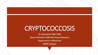 Cryptococcosis  MCQs AIIMS Recall DM ID  Cryptococcus [upl. by Armbrecht64]