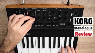 KORG monologue Analog Monophonic Synthesizer  Overview  Sound Demo  Review [upl. by Airednaxela903]