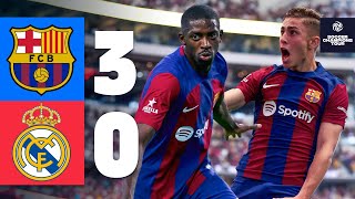 💥 HIGHLIGHTS I BARÇA 30 REAL MADRID 💥 EL CLÁSICO [upl. by Merow]